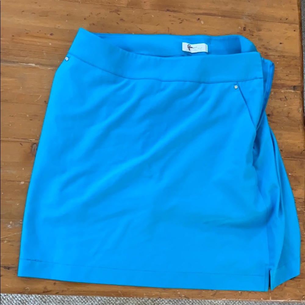 Greg Norman collection blue golf skirt